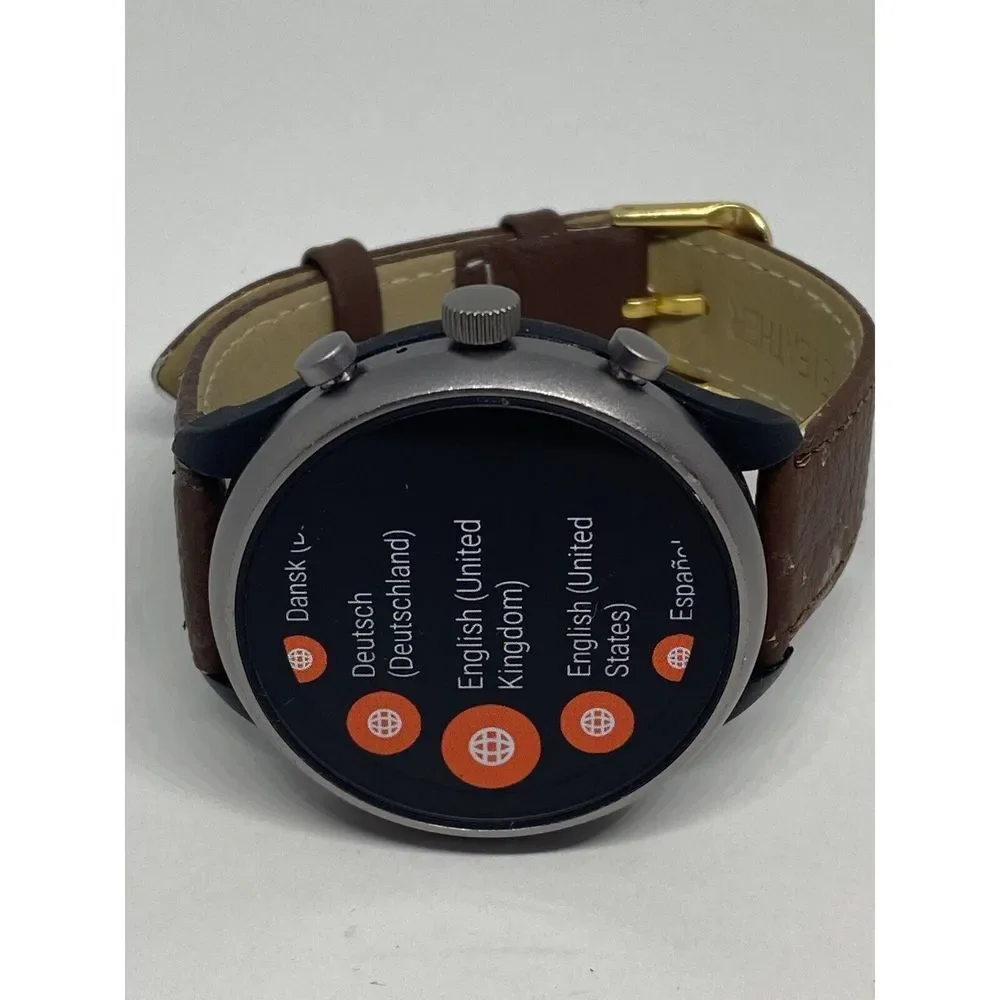 Fossil Gen 4 Authentic Digital Dial Smart Watch Custom Band FTW6024 AB552